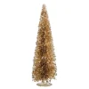 Kerstbomen-Mica Decorations Decoratie Kerstboom - H60 x Ø19 cm - Champagne