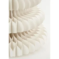 Kerstbomen-Mica Decorations Decoratie Kerstboom - H153 x Ø104 cm - Papier - Wit