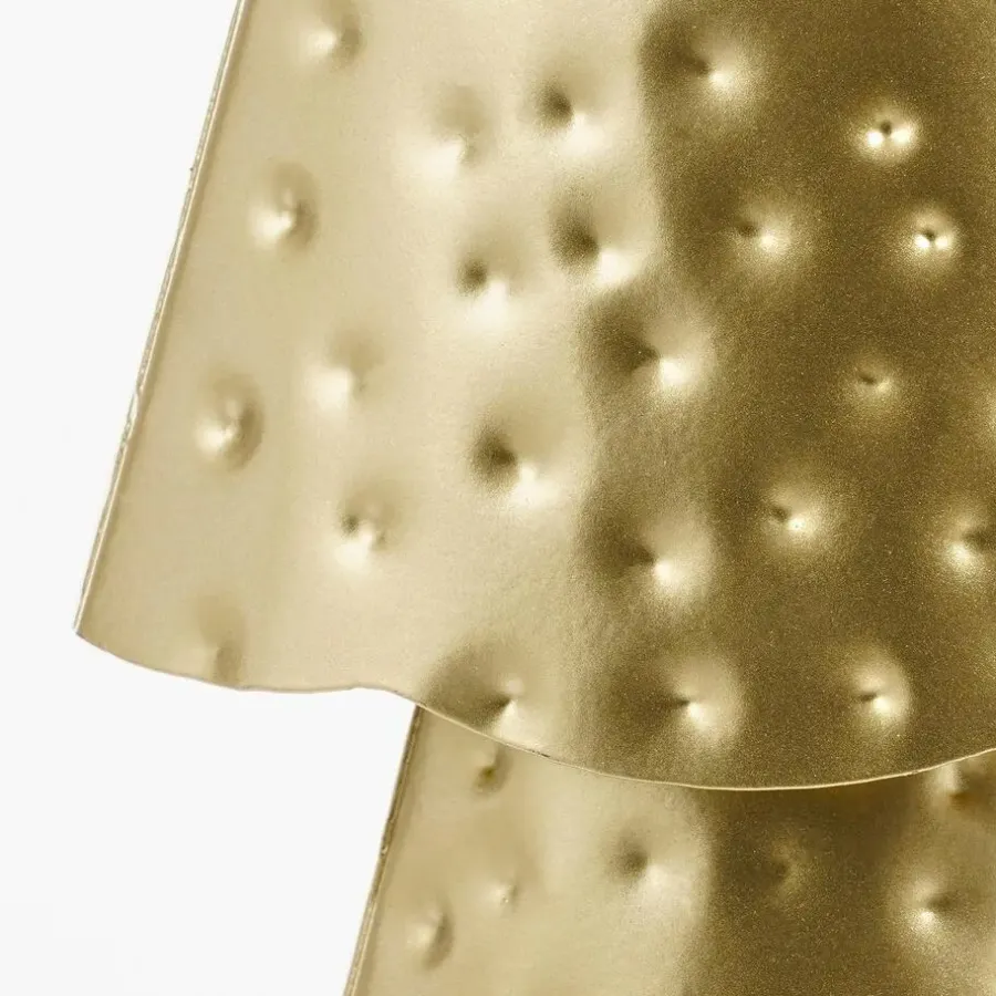 Mica Decorations Decoratie Kerstboom - L15 x B8 x H68 cm - IJzer - Goud