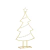 Kerstbomen-Mica Decorations Decoratie Kerstboom - L40 x B12 x H79 cm - IJzer - Goud