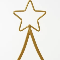 Kerstbomen-Mica Decorations Decoratie Kerstboom - L40 x B12 x H79 cm - IJzer - Goud