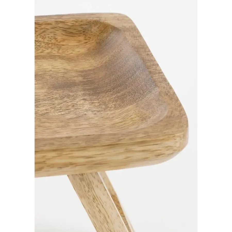 Mica Decorations Duko Dienblad - L40 x B15 x H15 cm - Hout - Bruin