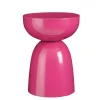 Mica Decorations Elliot Bijzettafel - H45 x Ø32 cm - IJzer - Fuchsia