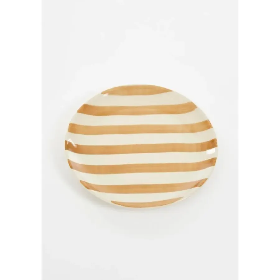 Mica Decorations Elsie Ontbijtbord - Assorti - Steengoed - Bruin