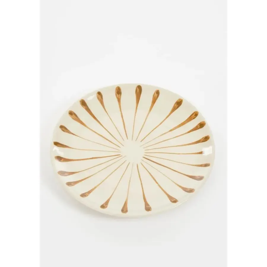 Mica Decorations Elsie Ontbijtbord - Assorti - Steengoed - Bruin