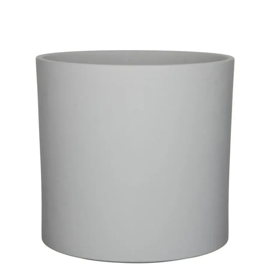 Bloempotten|Bloempotten Voor Binnen-Mica Decorations Era Bloempot - H31 x Ø32,5 cm - Lichtgrijs