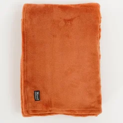 Mica Decorations Famke Fleece Plaid - 180 x 130 cm - Terra