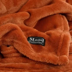 Mica Decorations Famke Fleece Plaid - 180 x 130 cm - Terra