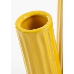 Vazen-Mica Decorations Felipe Tulpenvaas - H27 x Ø20 cm - Keramiek - Geel