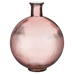 Vazen-Mica Decorations Firenza Fles Vaas - H42 x Ø34 cm - Lichtroze