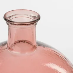 Vazen-Mica Decorations Firenza Fles Vaas - H42 x Ø34 cm - Lichtroze