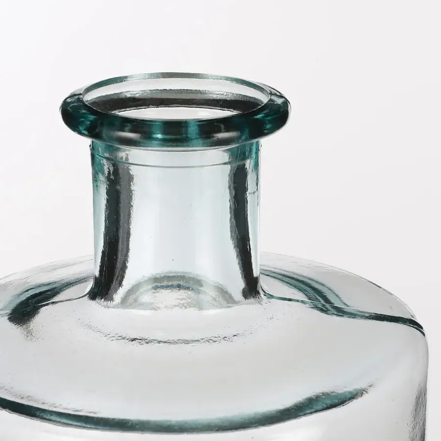 Vazen-Mica Decorations Guan Glazen Fles - H40 x Ø15 cm - Transparant