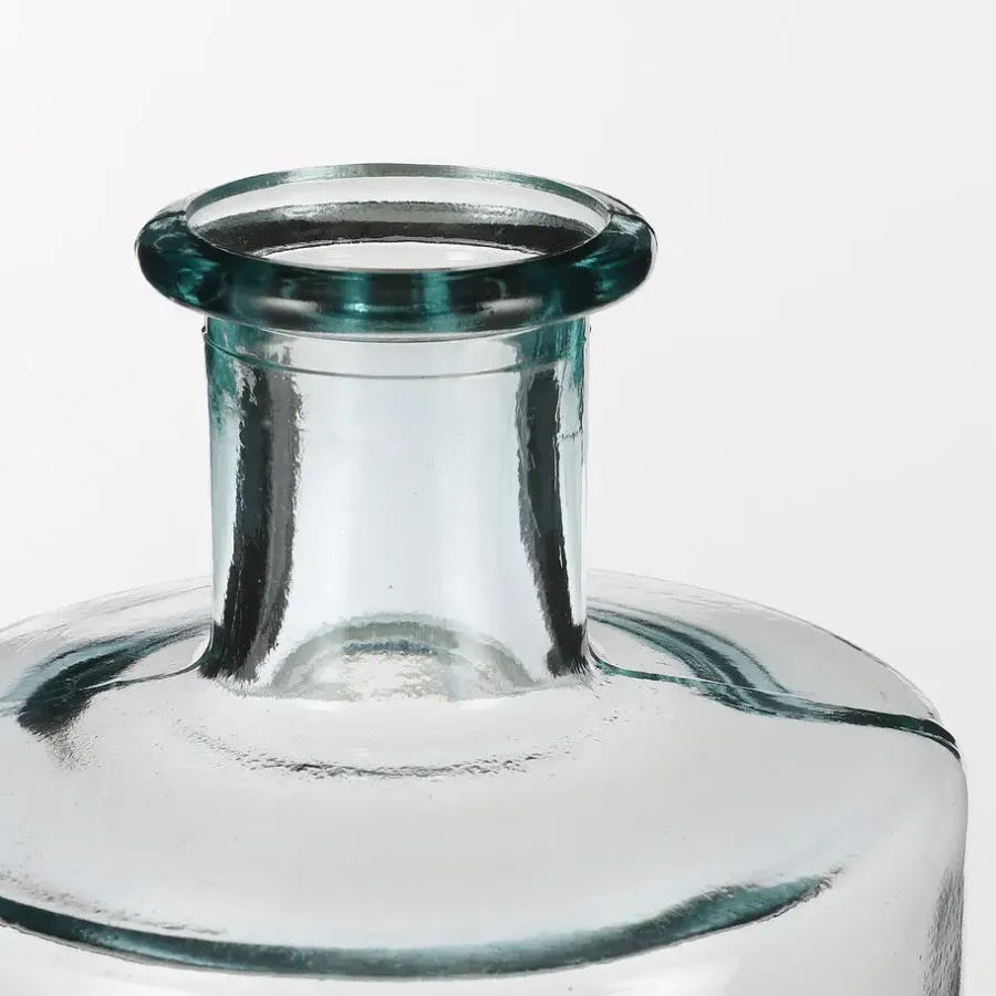 Vazen-Mica Decorations Guan Glazen Fles - H40 x Ø15 cm - Transparant