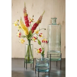 Vazen-Mica Decorations Guan Glazen Fles - H40 x Ø15 cm - Transparant