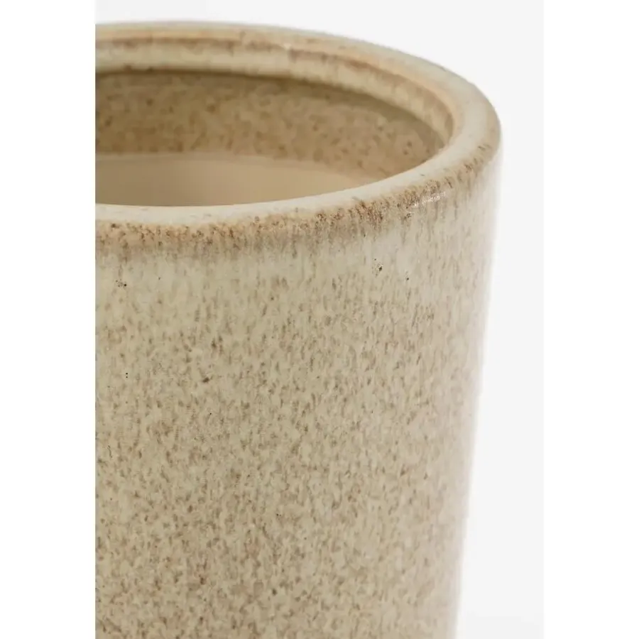 Vazen-Mica Decorations Holm Vaas - H52 x Ø34 cm - Keramiek - Crème