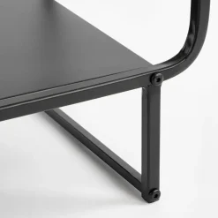 Wandkasten-Mica Decorations Jules Wandkast - L70 x B30 x H76 cm - Metaal - Zwart