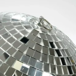 Mica Decorations Kerst Discobal - Ø25 cm - Zilver