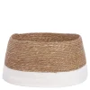 Kerstdecoratie-Mica Decorations Kerstboomrok H26 x Ø58 cm Zeegras Gebroken Wit