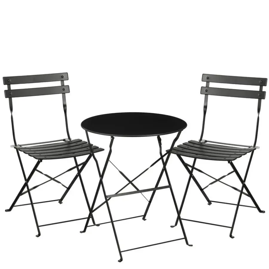 Mica Decorations Laurence Bistroset - Set van 3 - Metaal - Zwart