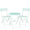 Bistro- & Balkonsets-Mica Decorations Laurence Bistro Set - Set of 3 - Metaal - Lichtgroen