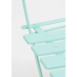Bistro- & Balkonsets-Mica Decorations Laurence Bistro Set - Set of 3 - Metaal - Lichtgroen