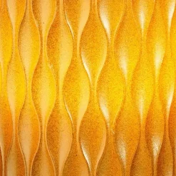 Kaarsen-Mica Decorations LED stompkaarsen - 3x st- goud -10/12.5/15 cm