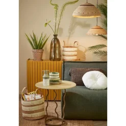 Opbergmanden-Mica Decorations Opbergmand - Set van 2 - H30 x Ø32 cm - Bruin