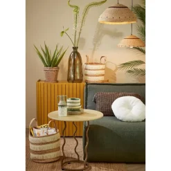 Opbergmanden-Mica Decorations Opbergmand - Set van 2 - H30 x Ø32 cm - Bruin