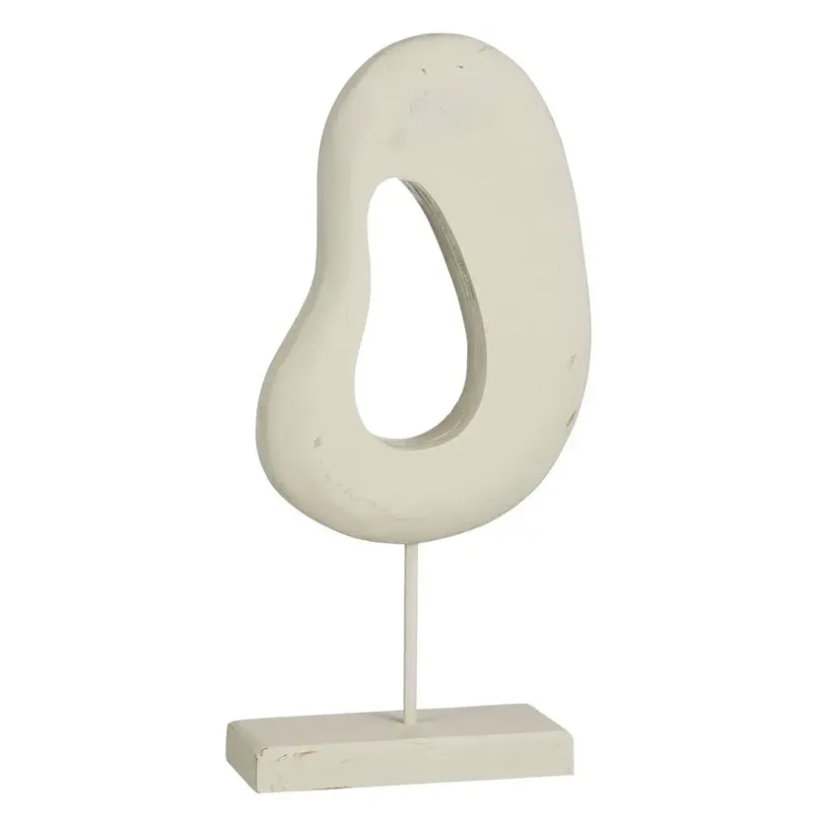 Beelden-Mica Decorations Pastina Ornament op Voet - L6,5 x B16,5 x H37,5 cm