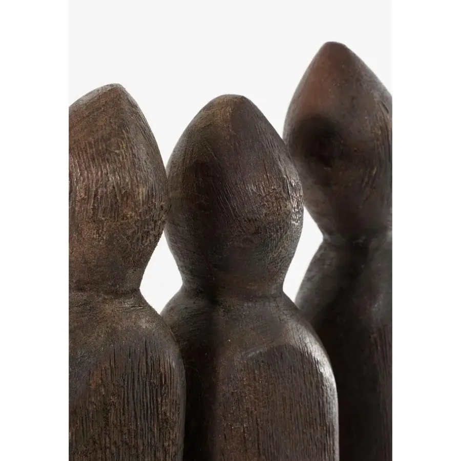 Mica Decorations Pegara Woondecoratie - L7 x B13 x H35 cm - Hout
