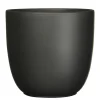 Bloempotten|Bloempotten Voor Binnen-Mica Decorations Planten/bloempot Tusca - Zwart - D31/H28 cm