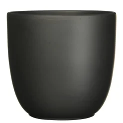 Bloempotten|Bloempotten Voor Binnen-Mica Decorations Planten/bloempot Tusca - Zwart - D31/H28 cm