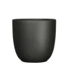 Bloempotten|Bloempotten Voor Binnen-Mica Decorations Planten/bloempot Tusca - Zwart - D12/H11 cm