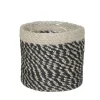 Bloempotten|Bloempotten Voor Binnen-Mica Decorations Plantenmand - naturel met zwart - rotan - 12 x 12 cm