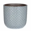 Bloempotten Voor Binnen-Mica Decorations Plantenpot - keramiek - blauw - D17 x H16 cm