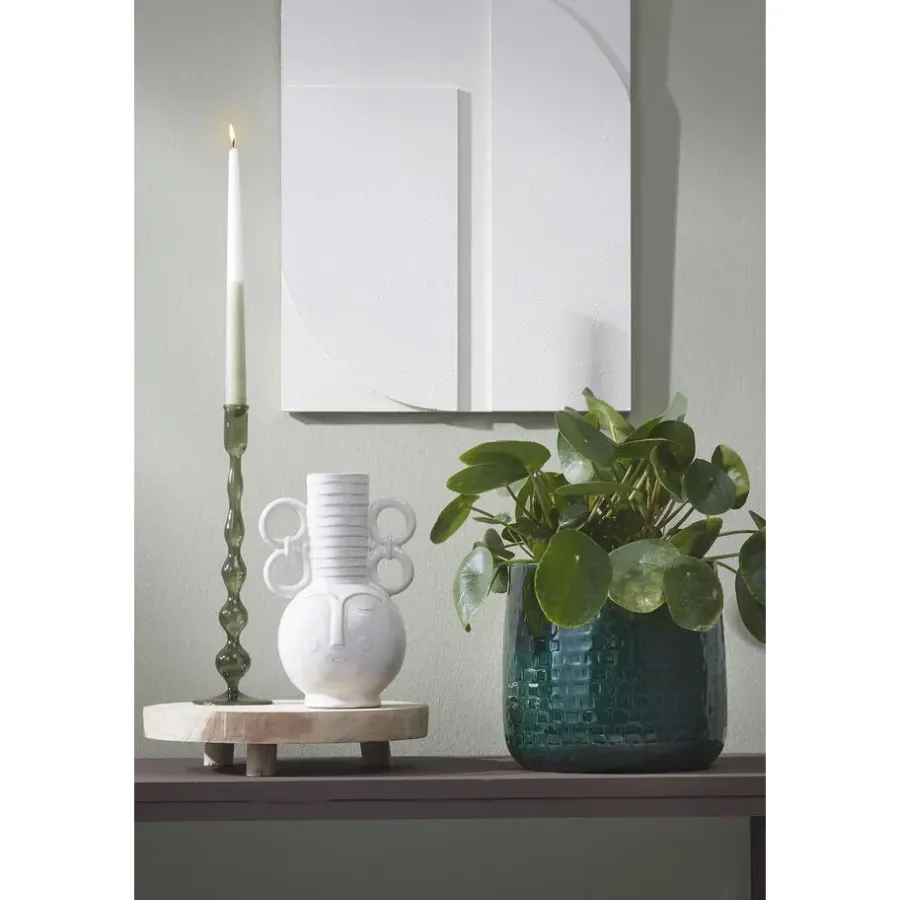 Bloempotten Voor Binnen-Mica Decorations Plantenpot - Keramiek - green - 24 x 21 cm