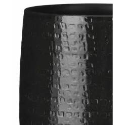 Bloempotten|Bloempotten Voor Binnen-Mica Decorations Plantenpot/bloempot - Keramiek zwart - D24/H21 cm