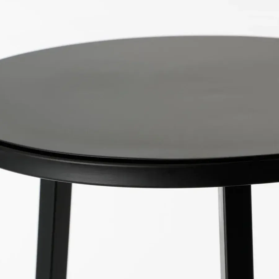 Mica Decorations Plantentafel - H120 x Ø35 cm - Metaal - Zwart