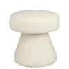 Poefen-Mica Decorations Poef - H46 x Ø49 cm - Off White