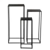 Mica Decorations Quinty Bijzettafel - Set van 3 - Zwart