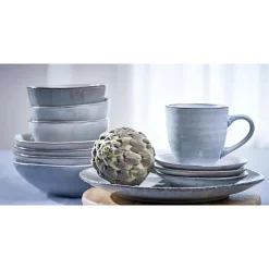 Serviessets-Mica Decorations Tabo Serviesset 4 persoons Keramiek Grijs