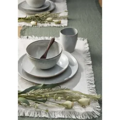Serviessets-Mica Decorations Tabo Serviesset 4 persoons Keramiek Grijs
