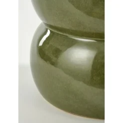 Bijzettafels-Mica Decorations Vendi Bijzettafel - H40 x Ø35 cm - Donkergroen