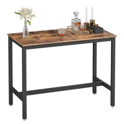 Bartafels-Merkloos Middelhoge bartafel - vintage - 120x90x60 cm - vintage bruin