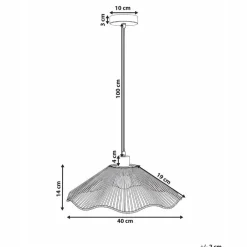 Leen Bakker MIGORI - Hanglamp - Naturel - Papier