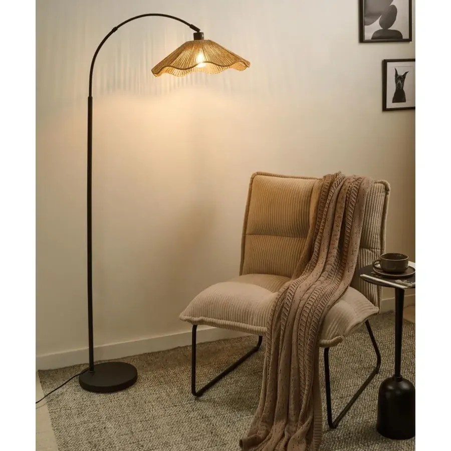 Staande Lampen-Leen Bakker MIGORI - Staande lamp - Naturel - Papier