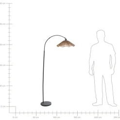 Staande Lampen-Leen Bakker MIGORI - Staande lamp - Naturel - Papier