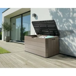 Leen Bakker MILIES - Kussenbox - Bruin - 116 x 60 cm - Synthetisch materiaal
