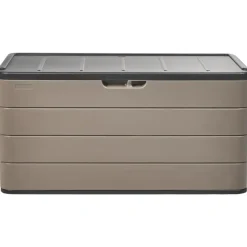 Leen Bakker MILIES - Kussenbox - Bruin - 116 x 60 cm - Synthetisch materiaal