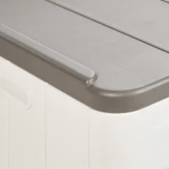 Leen Bakker MILIES - Kussenbox - Wit - 116 x 60 cm - Synthetisch materiaal